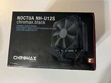Noctua NH-U12S chromax.black 120mm Single-tower CPU Black Cooler picture