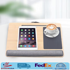 Lap Desk Table Tray Laptop Cushion Bed Pillow Cushioned Computer Support Bamboo picture