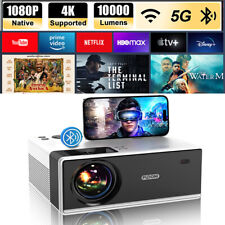 4K Native Projector WiFi Bluetooth 1080P HD Video Home Theater Movie Projector picture