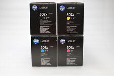 Genuine Set of 4 HP OEM Sealed 507X/507A Toner Cartridges LaserJet M551 M575 picture