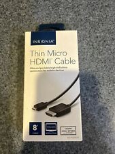 Insignia- 8' HDMI-to-Micro HDMI Cable - Black NS-PG08591 picture