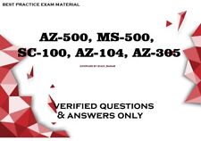 AZ-500, MS-500, SC-100, AZ-104, AZ-305 azure cyber security exam dumps QA picture