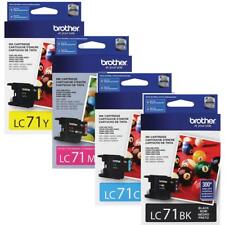 GENUINE Brother LC71 Ink 4 Pack for MFC-J280W MFC-J425W DCP-J525W DCP-725DW picture