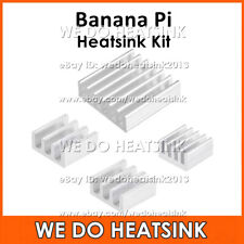 4pcs DIY Heatsink Kit  Cooler Radiator For Banana Pi With Tape Applied picture