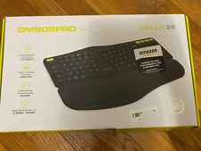 DELUX GM902 Pro Ergonomic Wireless Bluetooth Rechargeable Keyboard picture