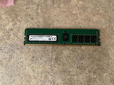MICRON 16GB DDR4 2666 REG ECC SERVER MEMORY MTA18ASF2G72PZ-2G6D1QG F3-1(14) picture