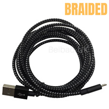 Heavy Duty 10Ft Micro USB Fast Charger Data Cable Cord For Samsung Android HTC picture