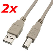 2 Pack 10ft USB 2.0 A Male to USB B Male Printer Scanner Cable Cord for HP Dell picture