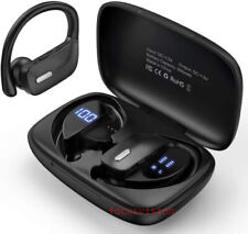 Bluetooth Earbuds 5.0 Wireless Sports Earbuds Earphones Stereo In Ear Hook Black picture