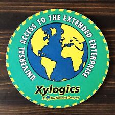 Vintage Xylogics (Bay Networks) Mouse Pad - Green 7 3/4