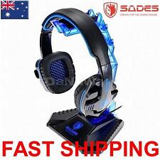 SADES Protect from damage Headset Headphone Stand Universal Blue  picture