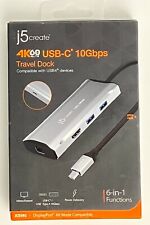 j5create USB-C 10Gbps Travel Dock USB4 4K60 JCD392 BRAND #5817 NEW SEALED picture