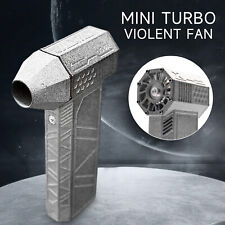 120000RPM 45m/s Mini Turbo Jet Fan Turbo Violent Fan Handheld Build-in Battery picture
