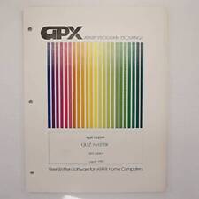 APX Quiz Master Disk/Manual - 1982 APX-20081 - Vintage Atari 8-Bit Game-tv1c picture