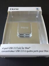iHome 4-Port USB Hub (IMAC-U100W) White Fast,  picture