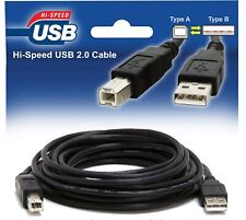Hi-Speed Shielded USB 2.0 Cable Type A - B Long Cord for Printer Scanner PC Mac picture