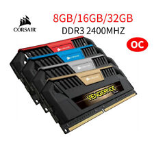 Corsair Pro Series 32GB 16GB 8GB 4G DDR3 OC 2400MHz PC3-19200U PC Memory RAM LOT picture