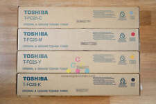 Genuine Toshiba T-FC25 CMYK Toner Cartridge e-STUDIO 2040C/4540C Same Day Ship picture