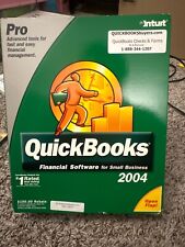 Intuit QuickBooks Pro 2004 With License For Windows 98/ME/2000/XP picture