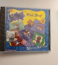 NEW Vintage 90s Nickelodeon Nick RUGRATS PRINT SHOP CD Rom Special Edition 1998 picture