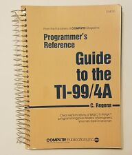Programmer's Reference Guide to the TI-99/4A. C. Regena. 1983. Freat Condition.  picture