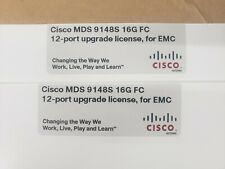 2 x (SEALED) NEW CISCO DS-C9148S-K9 MDS 9148S 16G 12 PORT UPGRADE LICENSE 9148 picture