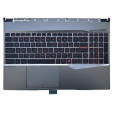 New For MSI GP65 MS-16U5 MS-16U7 Upper Case Palmrest Cover Red Backlit Keyboard picture