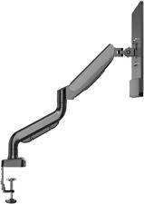RRTECHFORU | Single Monitor Mount Stand Fits Monitor max 32 Inch, Adjustable picture