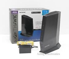 NETGEAR Nighthawk CAX30 AX2700 Wi-Fi 6 Cable Modem Router picture