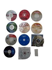 11 Vintage COMPUTER Discs / Software (bible, games, family, 3d) picture