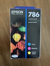 GENUINE Epson 786 T786520 DURABrite Ultra Standard-Capacity Color Ink Exp 10/22 picture