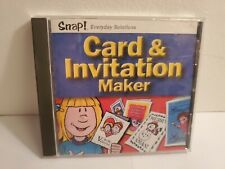 Snap Everyday Solutions: Card & Invitation Maker (PC, 2002, Topics) picture