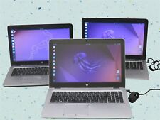 Lot of 3 HP Elitebook 755 G4 AMD Pro A8-8600B R6 @ 2.4GHz 8GB RAM w AC picture