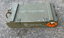 7.62mm. Ball Ammo Wooden Crate With Rope Handles NEAT picture