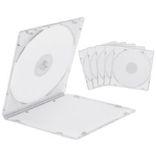 10-400 Pack Standard Clear DVD CD Cases Slim Single Disc PP Storage Clear Tray picture