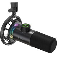 FIFINE USB Gaming Microphone, RGB Dynamic Mic for PC, with Tap-to-Mute Button picture