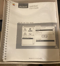 NEW NIB Vintage 1986 Apple Macintosh AppleShare User's Guide 3-Pack M0559 picture