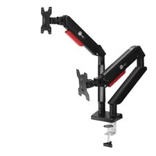 SIIG Dual Monitor Arm Stand for Desk - Fully Adjustable Gas Spring Mount Holds picture