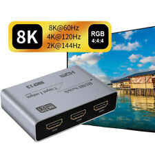 8K 60hz 4K 120hz 2x1 Switch 1080P Bi-Direction HDMI Switch 2x1 1x2 HDMI Splitter picture