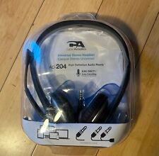 Cyber Acoustics AC-204 Universal Stereo Headset (NEW) picture