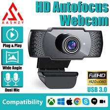 Webcam 1080p Autofocus Web Camera with Microphone FULL HD USB Web cam PC MAC USA picture