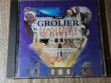 1996 Grolier Multimedia Encyclopedia PC CD ROM windows 95, Windows 3.1 picture