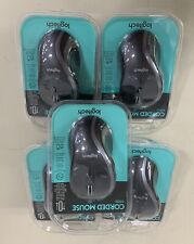 NEW SEALED Lot of 5) Logitech M500s Corded 7-Button USB Laser Scroll Mouse picture