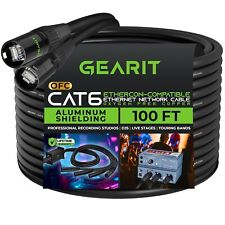 GearIT Cat6 Outdoor Ethernet Cable (100 Feet) OXYGEN FREE COPPER, BLACK picture