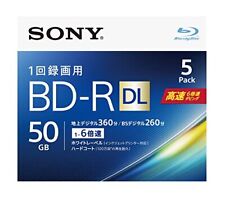 Sony 5 discs Blu-ray disc for video 1 time recording BD-R 50GB disc 1 -6x speed picture