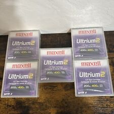 Lot of 5 NEW Maxell Ultrium 2 (1/2