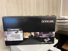 Genuine New Lexmark C746H4KG Black Toner Cartridge. SEALED BOX picture