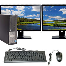 Dell Desktop Computers Core i3 SFF 16GB 2TB HD 512GB SSD Windows 10 PC 22in LCD picture