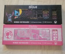 Barbie AND Lilo  & Stitch Wired USB PC Keyboards Brand New Fast Shipping picture