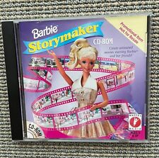 VTG Barbie Storymaker Mattel Media CD-ROM Windows Software Game Good Cond picture